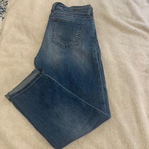 KUT from the Kloth , girlfriend cropped jeans, size 6